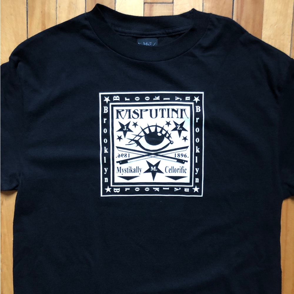 Rare! Vintage 90s Y2K Rasputina Goth T-Shirt Medium Whimsigoth Victorian Cello